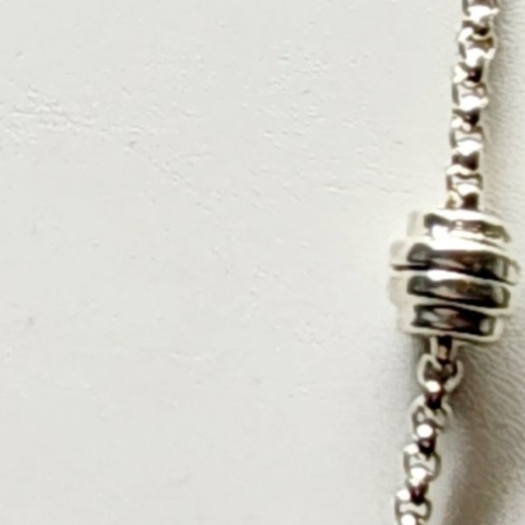 Joseph Esposito Sterling Silver Heavy Rolo Style Chain - Picture 2 of 2